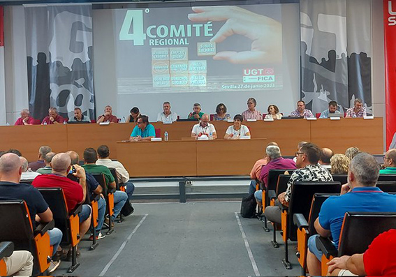 Celebrado el 4º Comité Regional de UGT FICA Andalucía