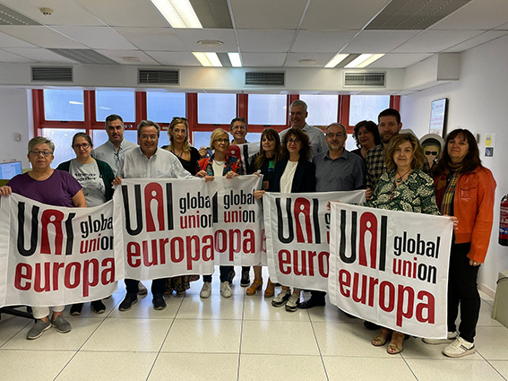 UGT FICA participa en la reunión de la internacional sindical UNI Europa en Madrid