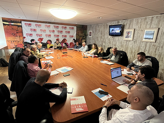 Reunión preparatoria de la Jornada de Acción Sindical y Negociación Colectiva de UGT FICA