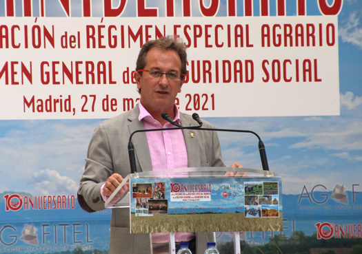 Pedro Hojas pone en valor el acuerdo que hizo posible la integración de los trabajadores agrarios en el Régimen General de la Seguridad Social