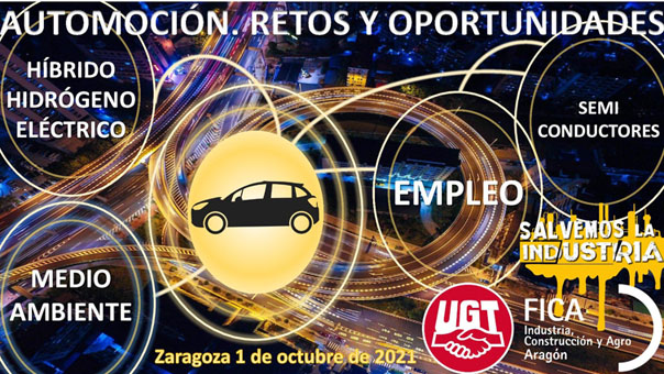 UGT FICA aborda mañana en Zaragoza la crisis de los semiconductores y las alternativas de movilidad ecosostenible en la automoción