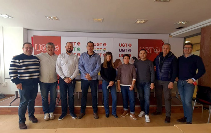 Reunión del equipo de trabajo del sector de automoción de UGT FICA