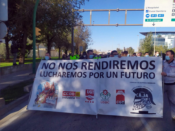 Los trabajadores de Nissan se concentran mañana en el Consorcio de la Zona Franca de Barcelona