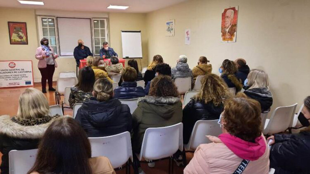 UGT FICA celebra una asamblea en Cantabria en defensa del convenio colectivo del sector conservero, bloqueado por la patronal