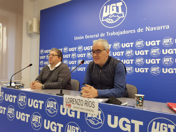 UGT FICA Navarra advierte del riesgo de colapso de la construcción y pide la creación de un clúster
