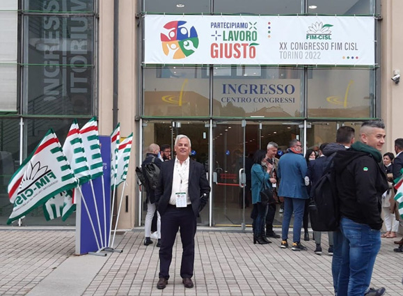 UGT FICA participa en el congreso del sindicato italiano del metal FIM CISL 