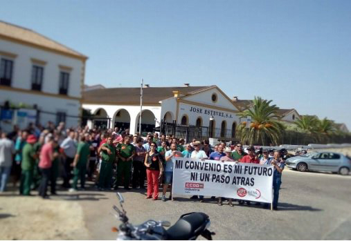 Se confirma la huelga en el sector de la vid del Marco de Jerez a partir del 5 de octubre