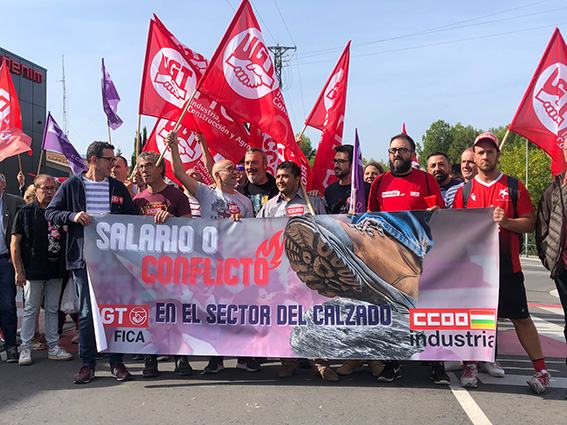 UGT FICA La Rioja convocará huelga en el calzado si no se llega a un acuerdo sobre el convenio