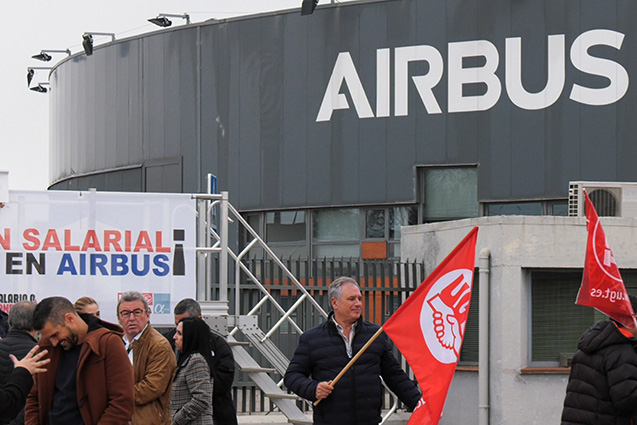 UGT FICA exige una revisión salarial justa para las plantillas de Airbus