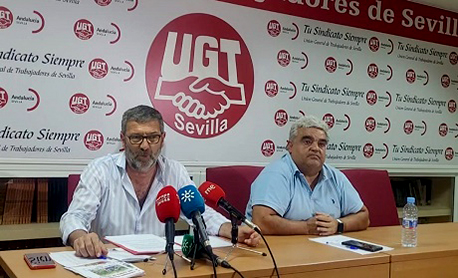 UGT FICA Sevilla cifra en 250.000 toneladas las aceitunas que se recogerán en este verdeo en la provincia