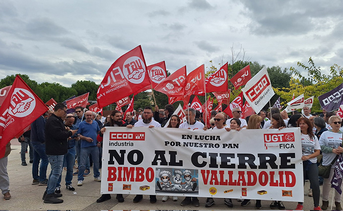 Los trabajadores de Bimbo Valladolid saldrán a la calle este sábado