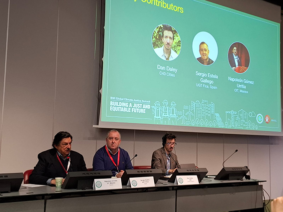 UGT FICA interviene en la Conferencia de la ICM sobre Justicia Climática