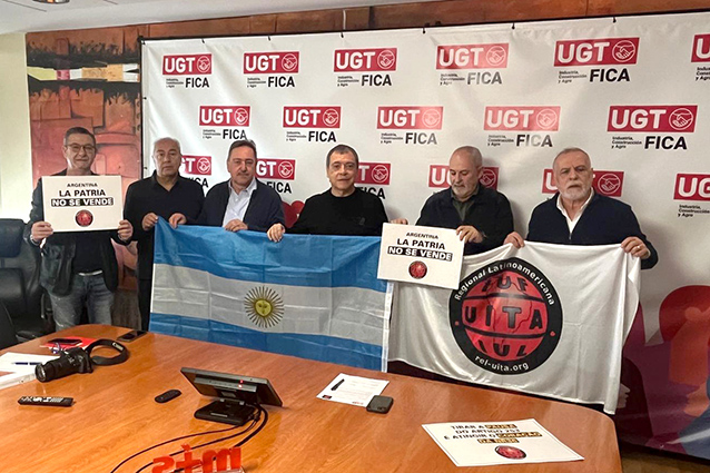 UGT FICA estrecha lazos de colaboración con sindicatos argentinos de la alimentación