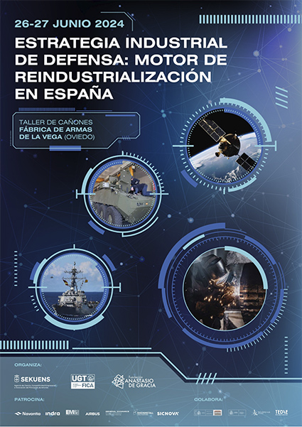 UGT FICA celebra un Encuentro Informativo este miércoles en Oviedo sobre la industria de defensa