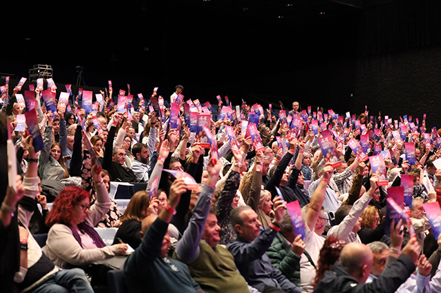 El 44º Congreso Confederal de UGT aprueba la gestión de la Comisión Ejecutiva con el 98,97%