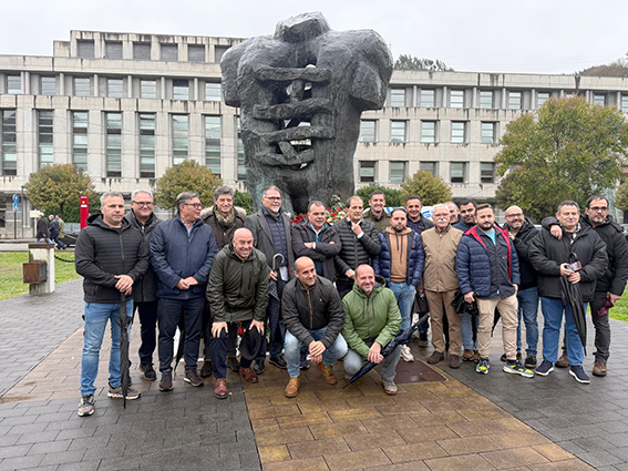 Los mineros celebran una festividad de Santa Bárbara reivindicativa