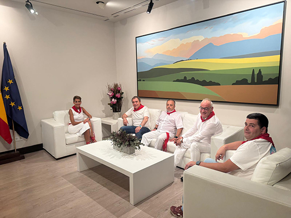 UGT FICA se reúne con la presidenta del Gobierno de Navarra para analizar la situación de la industria en la comunidad
