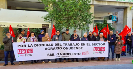 UGT FICA Huelva logra una sentencia histórica que avala su negativa a firmar el convenio provincial del campo por discriminatorio
