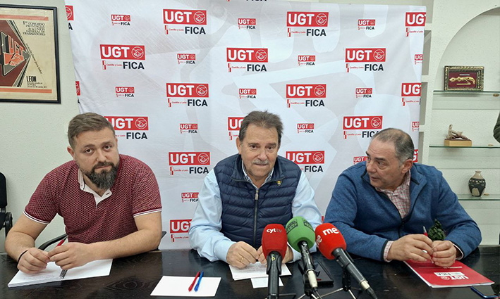 Miguel Ángel Gutiérrez Fierro presenta el 9º Congreso Autonómico de UGT FICA CyL, que se celebra en León entre el 18 y el 19 de febrero