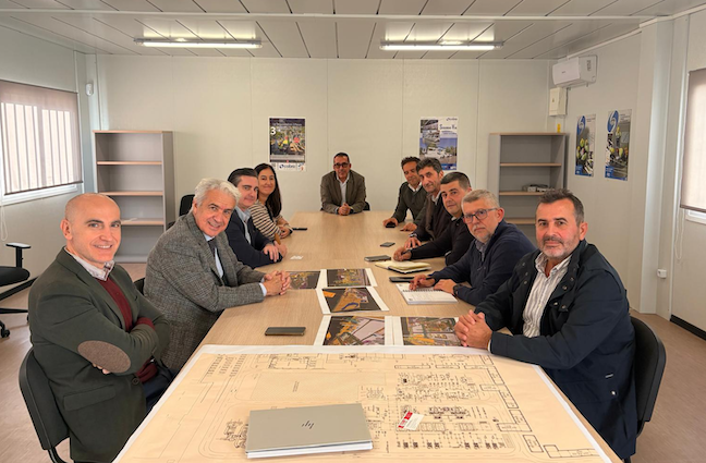  UGT FICA visita las obras del Proyecto Picasso en Huelva y valora el cumplimiento de las condiciones laborales de las personas trabajadoras