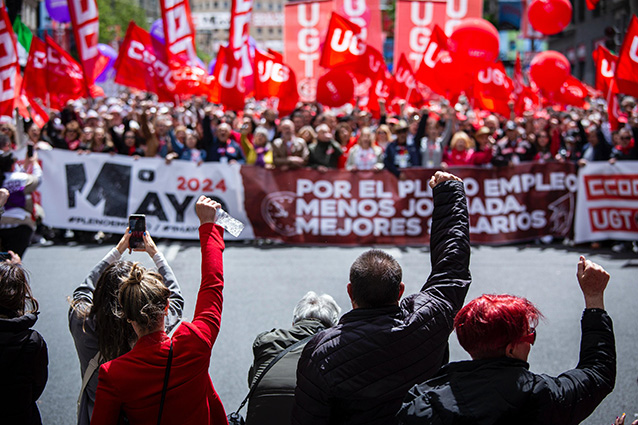 UGT y CCOO convocan movilizaciones para el domingo 2 de febrero