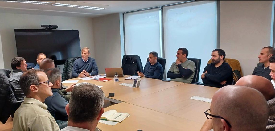 Reunión de la Coordinadora de Secciones Sindicales de UGT FICA en el Grupo Sidenor