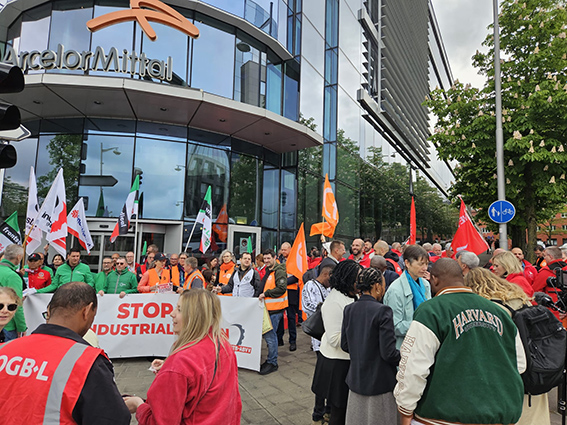 050526 Concentracion ArcelorMittal en Luxemburgo