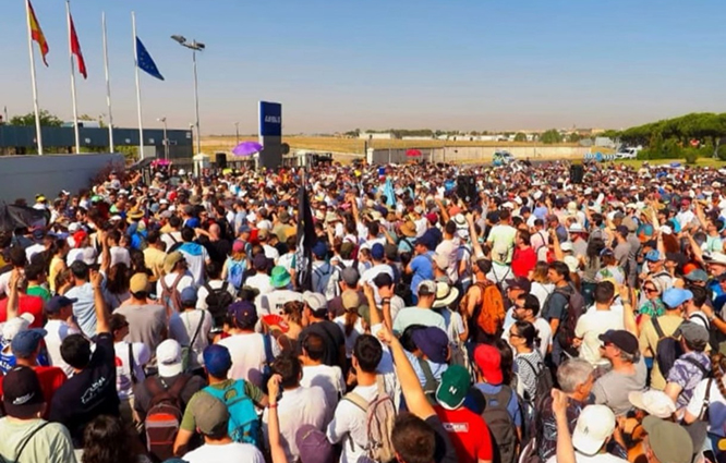 UGT FICA llama a los trabajadores y trabajadoras de Airbus a acudir masivamente a las puertas de la compañía en todos los centros