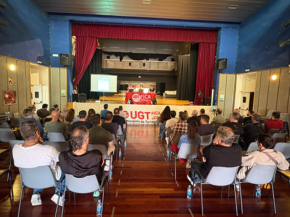 UGT FICA interviene en una Jornada sobre coeficientes reductores y salud laboral en Tarragona