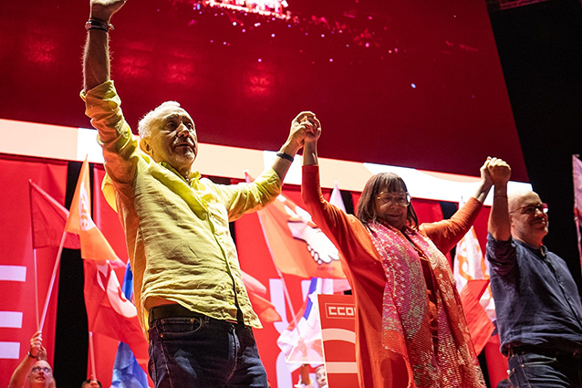 UGT reivindica una Unión Europea que defienda la igualdad social y la paz ante más de 10.800 personas