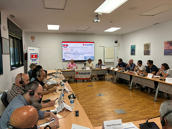 UGT FICA participa en el Taller Nacional «Reforzando el poder sindical a las baterías europeas» organizado por IndustriALL Europa