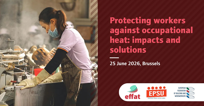 #TooHotToWork: Los sindicatos europeos exigen normas vinculantes de la UE sobre la protección térmica en el lugar de trabajo