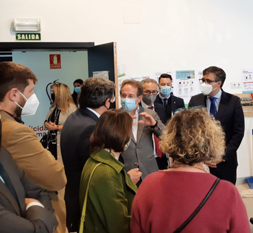 El ministro de Inclusión, Seguridad Social y Migraciones visita la sede de la Fundación Laboral de la Construcción en Madrid y plantea posibles vías de colaboración