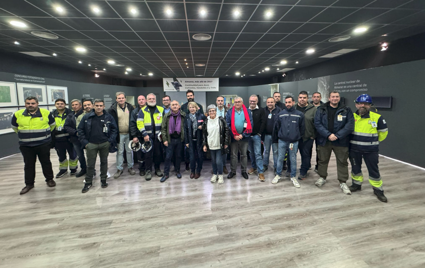  Gustavo Vargas Sánchez, secretario del Sector de Energía y Agua de UGT FICA Estatal, acompaña a Pepe Álvarez en su visita a la Central Nuclear de Almaraz