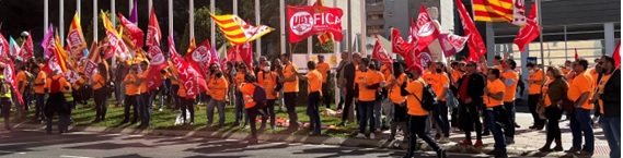 Seguimiento masivo en la huelga del Grupo Repsol